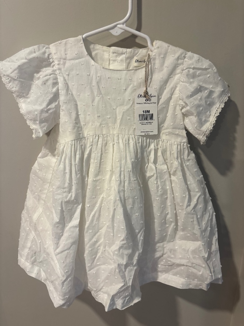Oliver and Rain NWT dress and matching bloomers